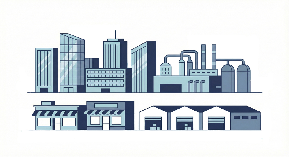 拠点のある道府県の地図